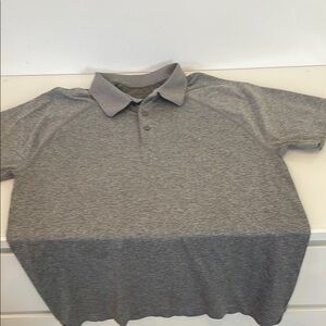 Heather Gray Polo Shirt